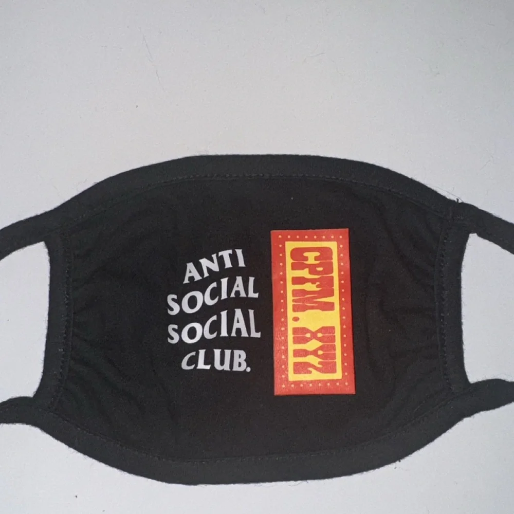 Anti Social Social Club Black Face Mask